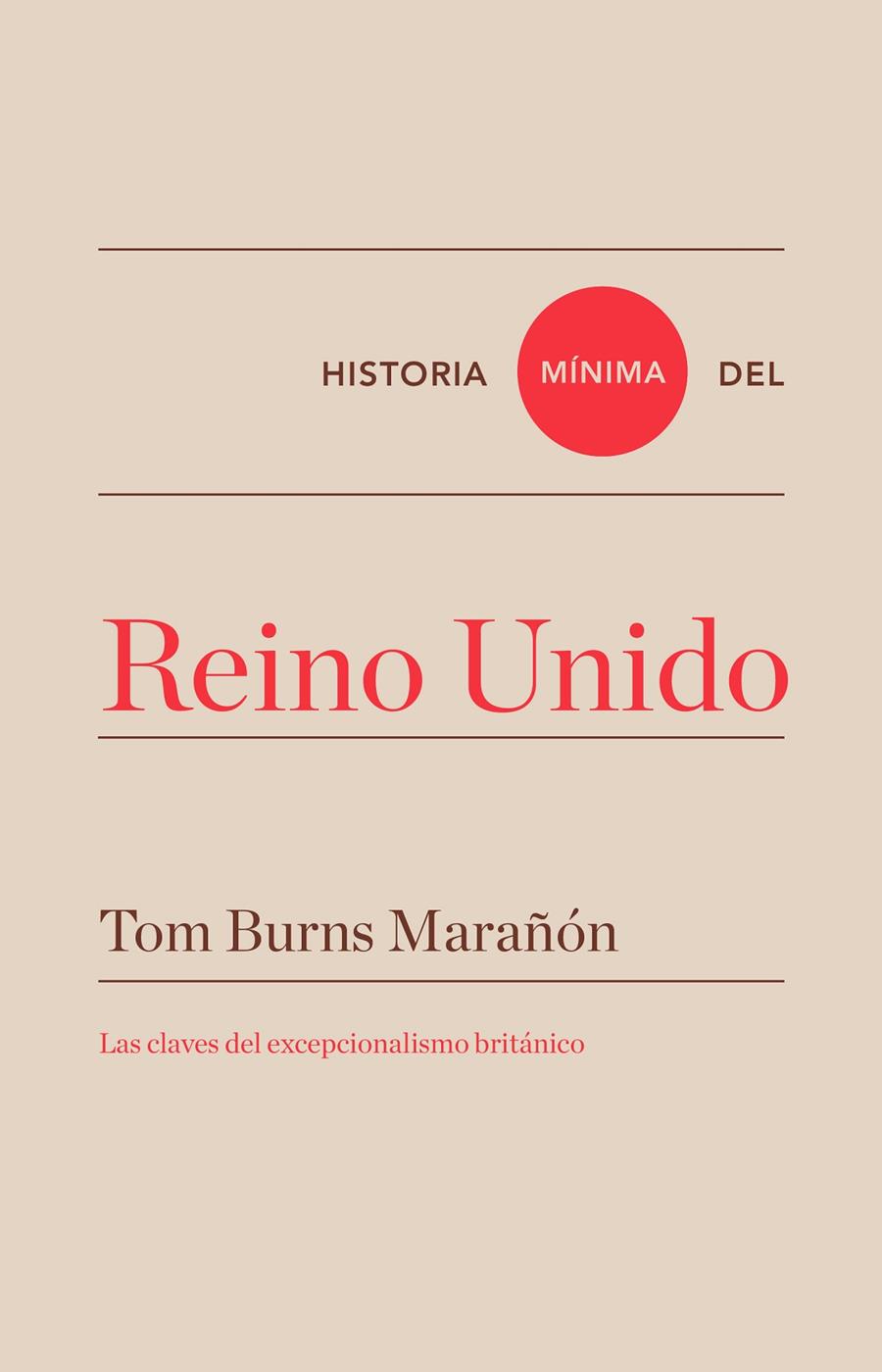 HISTORIA MÍNIMA DEL REINO UNIDO | 9788418428470 | BURNS MARAÑÓN, TOM | Galatea Llibres | Llibreria online de Reus, Tarragona | Comprar llibres en català i castellà online