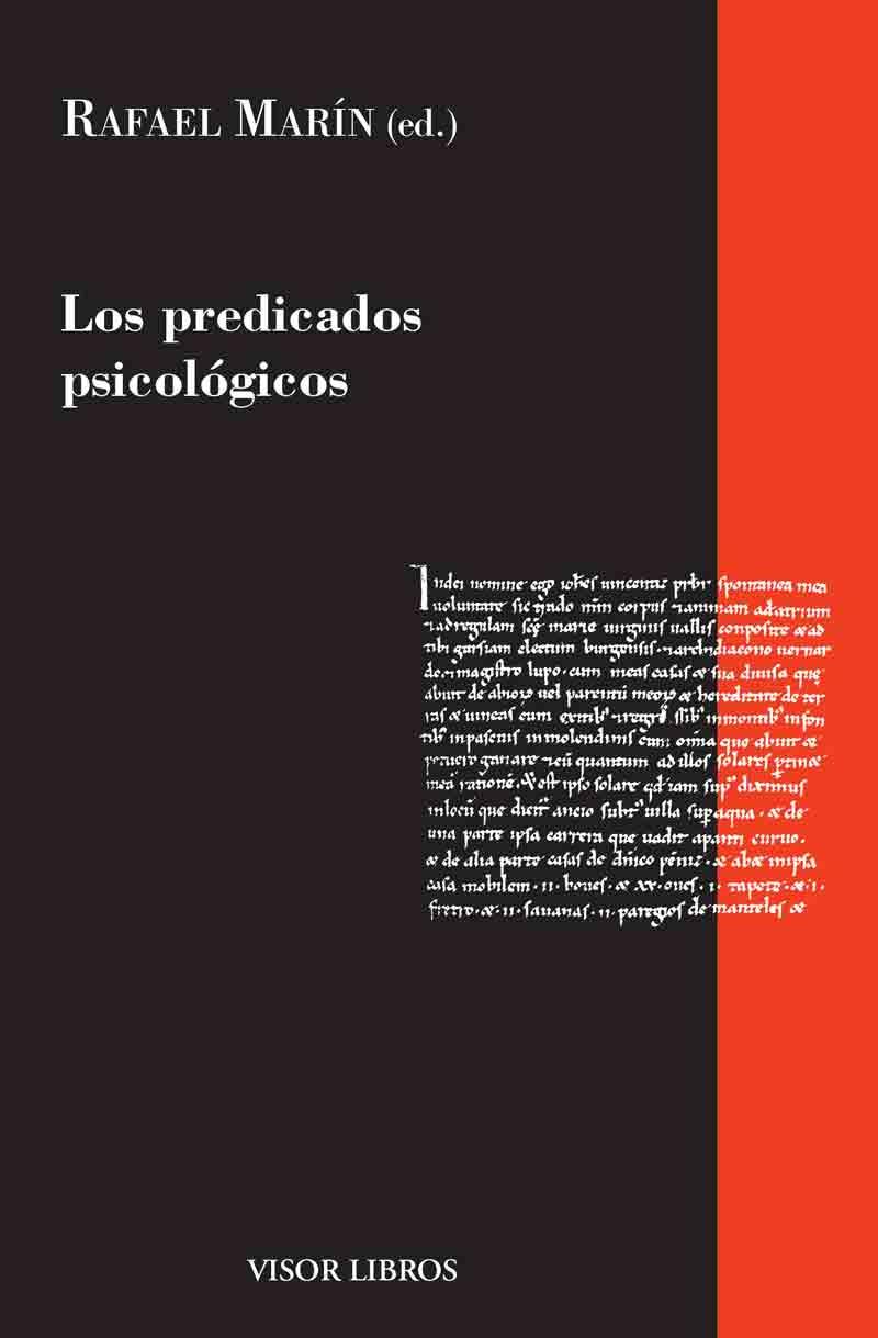 LOS PREDICADOS PSICOLÓGICOS | 9788498956900 | MARÍN, RAFAEL | Galatea Llibres | Llibreria online de Reus, Tarragona | Comprar llibres en català i castellà online