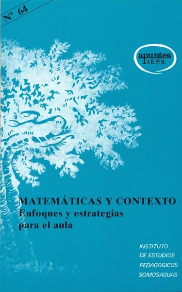 MATEMATICAS Y CONTEXTO | 9788427712591 | GÓMEZ CHACÓN, INÉS MARÍA | Galatea Llibres | Llibreria online de Reus, Tarragona | Comprar llibres en català i castellà online