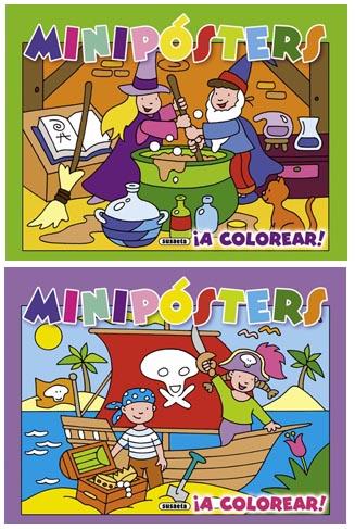 MINIPOSTERS A COLOREAR | 9788467703498 | SUSAETA, EQUIPO | Galatea Llibres | Llibreria online de Reus, Tarragona | Comprar llibres en català i castellà online