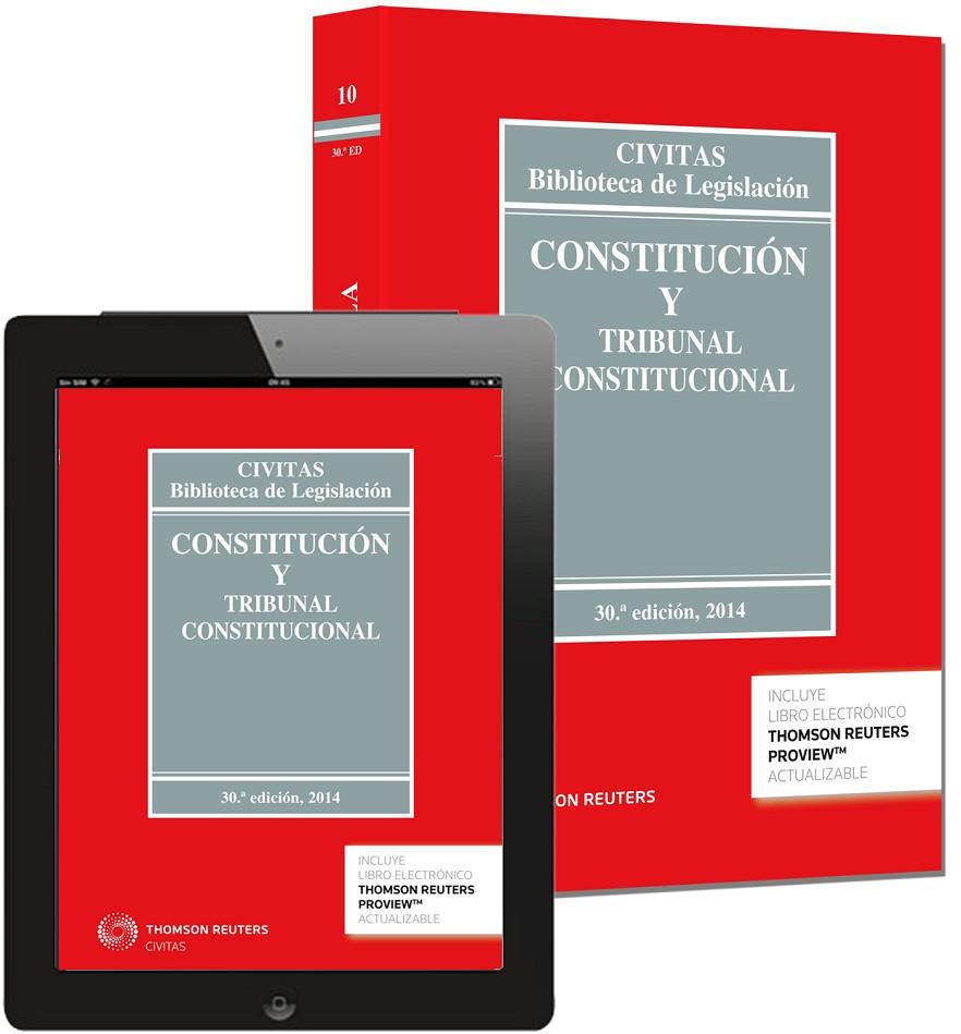 CONSTITUCION Y TRIBUNAL CONSTITUCIONAL 2014 30ª | 9788447047055 | LINDE, ENRIQUE | Galatea Llibres | Librería online de Reus, Tarragona | Comprar libros en catalán y castellano online