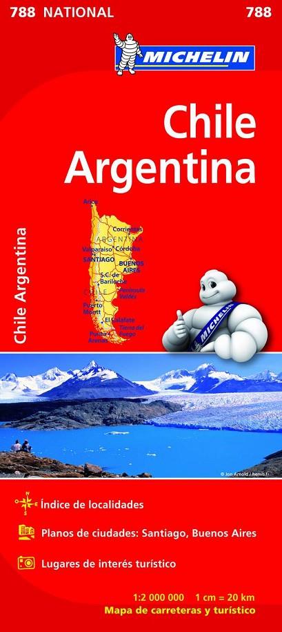 CHILE ARGENTINA MAPA 1: 2 000 000 MICHELIN | 9782067185630 | VARIOS AUTORES | Galatea Llibres | Llibreria online de Reus, Tarragona | Comprar llibres en català i castellà online