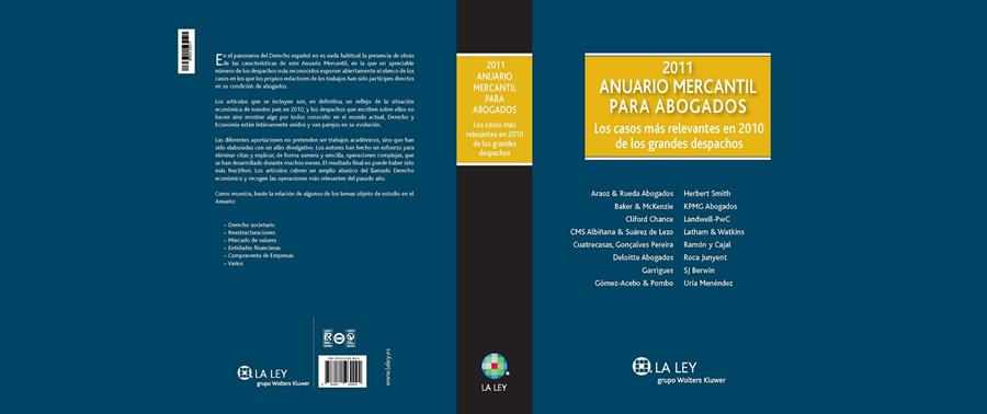 ANUARIO MERCANTIL PARA ABOGADOS 2011 | 9788481269024 | SEBASTIAN, RAFAEL | Galatea Llibres | Llibreria online de Reus, Tarragona | Comprar llibres en català i castellà online