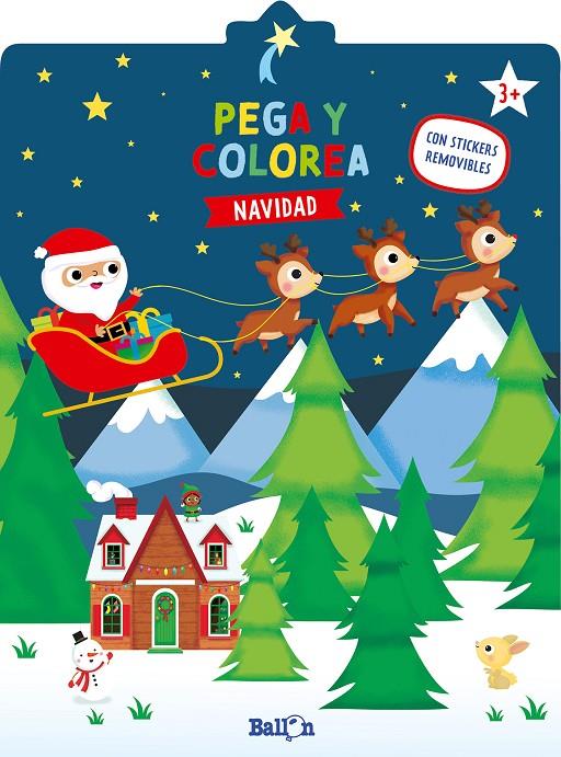 NAVIDAD - PEGA Y COLOREA | 9789403223414 | Galatea Llibres | Llibreria online de Reus, Tarragona | Comprar llibres en català i castellà online