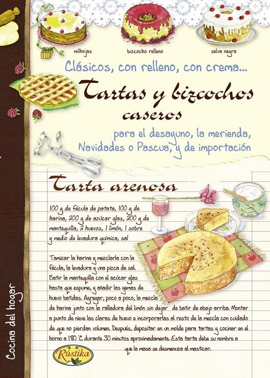 TARTAS Y BIZCOCHOS CASEROS | 9788415401186 | SCUDELOTTI, CHIARA | Galatea Llibres | Librería online de Reus, Tarragona | Comprar libros en catalán y castellano online