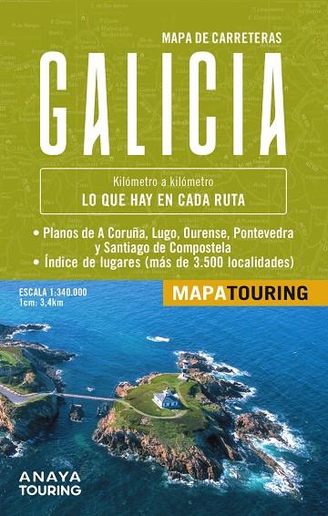 MAPA DE CARRETERAS GALICIA ESCALA 1:340.000 | 9788491588603 | Galatea Llibres | Llibreria online de Reus, Tarragona | Comprar llibres en català i castellà online