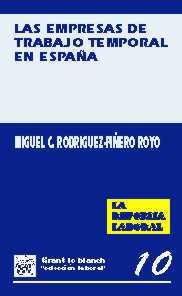 EMPRESAS DE TRABAJO TEMPORAL EN ESPAÑA, LAS | 9788480021647 | RODRIGUEZ-PIÑERO ROYO, MIGUEL C. | Galatea Llibres | Llibreria online de Reus, Tarragona | Comprar llibres en català i castellà online