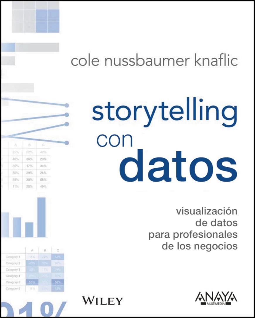 STORYTELLING CON DATOS. VISUALIZACIóN DE DATOS PARA PROFESIONALES | 9788441539303 | NUSSBAUMER KNAFLIC, COLE | Galatea Llibres | Llibreria online de Reus, Tarragona | Comprar llibres en català i castellà online