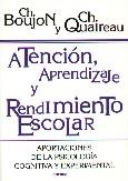 ATENCION, APRENDIZAJE Y RENDIMIENTO ESCOLAR | 9788427712744 | BOUJON, CH. | Galatea Llibres | Llibreria online de Reus, Tarragona | Comprar llibres en català i castellà online