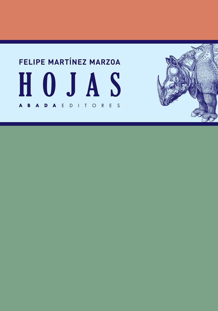 HOJAS | 9788417301293 | MARTÍNEZ MARZOA, FELIPE | Galatea Llibres | Librería online de Reus, Tarragona | Comprar libros en catalán y castellano online