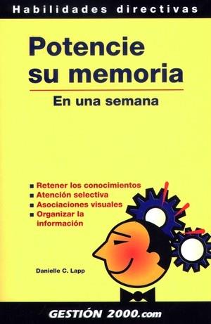 POTENCIE SU MEMORIA EN UNA SEMANA | 9788480884723 | LAPP, DANIELLE P. | Galatea Llibres | Llibreria online de Reus, Tarragona | Comprar llibres en català i castellà online