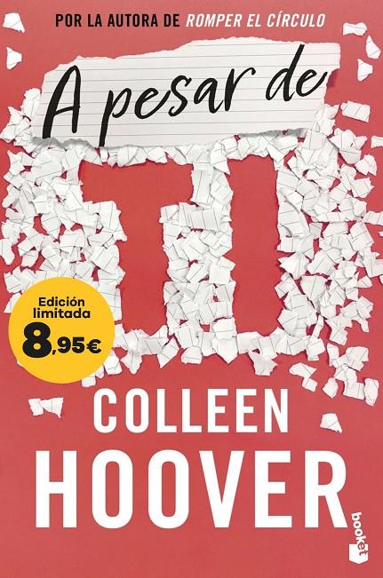 A PESAR DE TI | 9788408297659 | HOOVER, COLLEEN | Galatea Llibres | Llibreria online de Reus, Tarragona | Comprar llibres en català i castellà online