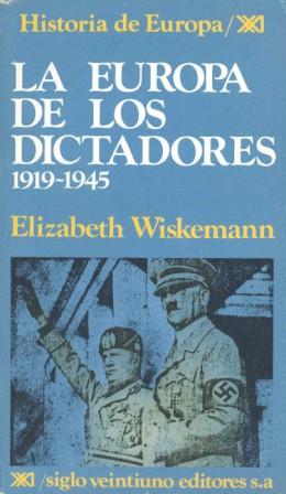 EUROPA DE LOS DICTADORES,LA | 9788432302992 | WISKEMANN,ELIZABETH | Galatea Llibres | Llibreria online de Reus, Tarragona | Comprar llibres en català i castellà online