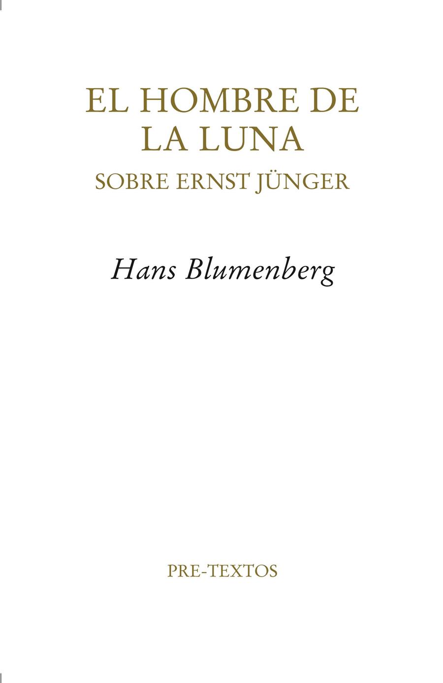 HOMBRE DE LA LUNA | 9788492913671 | BLUMENBERG, HANS | Galatea Llibres | Llibreria online de Reus, Tarragona | Comprar llibres en català i castellà online