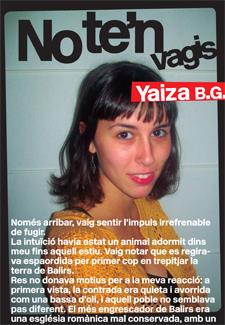 NO TE'N VAGIS | 9788424646196 | B.G., YAIZA | Galatea Llibres | Llibreria online de Reus, Tarragona | Comprar llibres en català i castellà online