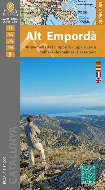 ALT EMPORDÀ MAPA 1:50.000 | 9788470111174 | Galatea Llibres | Llibreria online de Reus, Tarragona | Comprar llibres en català i castellà online