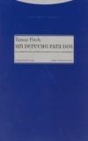 DERECHO PARA DOS : LA CONSTRUCCION JURIDICA DE GENERO, SE, U | 9788481646542 | TAMAR, PITCH | Galatea Llibres | Librería online de Reus, Tarragona | Comprar libros en catalán y castellano online