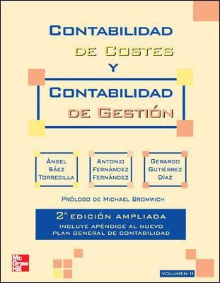 CONTABILIDAD DE COSTES Y DE GESTION VOL2 | 9788448170929 | SAEZ TORRECILLA | Galatea Llibres | Llibreria online de Reus, Tarragona | Comprar llibres en català i castellà online