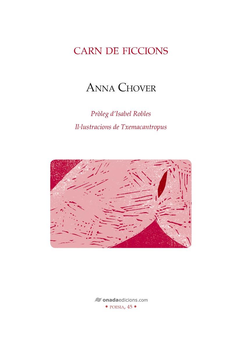 CARN DE FICCIONS | 9788417050092 | CHOVER, ANNA | Galatea Llibres | Llibreria online de Reus, Tarragona | Comprar llibres en català i castellà online