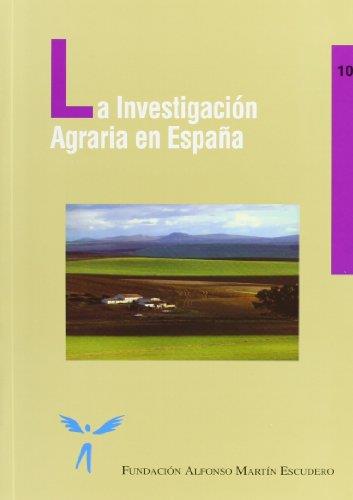 INVESTIGACION AGRARIA EN ESPAÑA, LA | 9788484761129 | AAVV | Galatea Llibres | Llibreria online de Reus, Tarragona | Comprar llibres en català i castellà online