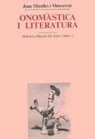 ONOMASTICA I LITERATURA | 9788478267132 | MIRALLES I MONTSERRAT,JOAN | Galatea Llibres | Llibreria online de Reus, Tarragona | Comprar llibres en català i castellà online