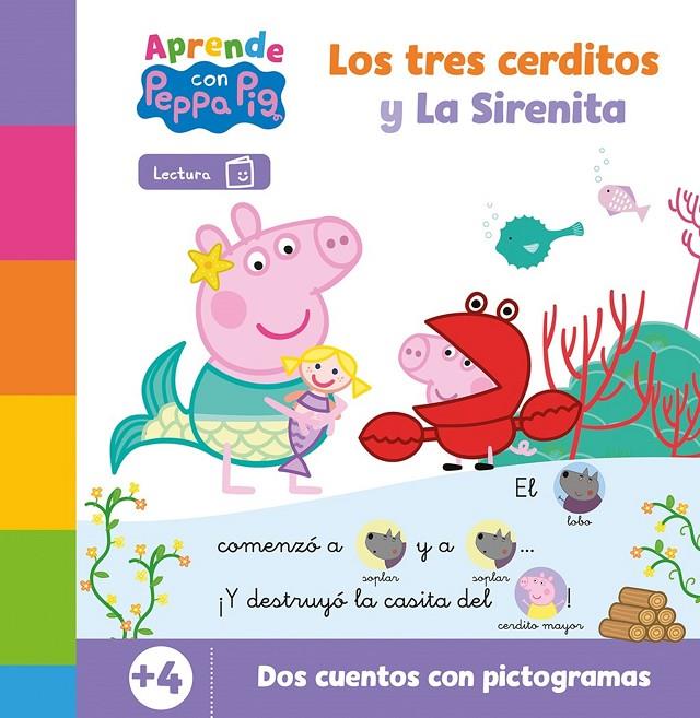 PEPPA PIG. LECTOESCRITURA - APRENDE CON PEPPA. LA SIRENITA Y LOS TRES CERDITOS | 9788448868499 | Galatea Llibres | Librería online de Reus, Tarragona | Comprar libros en catalán y castellano online