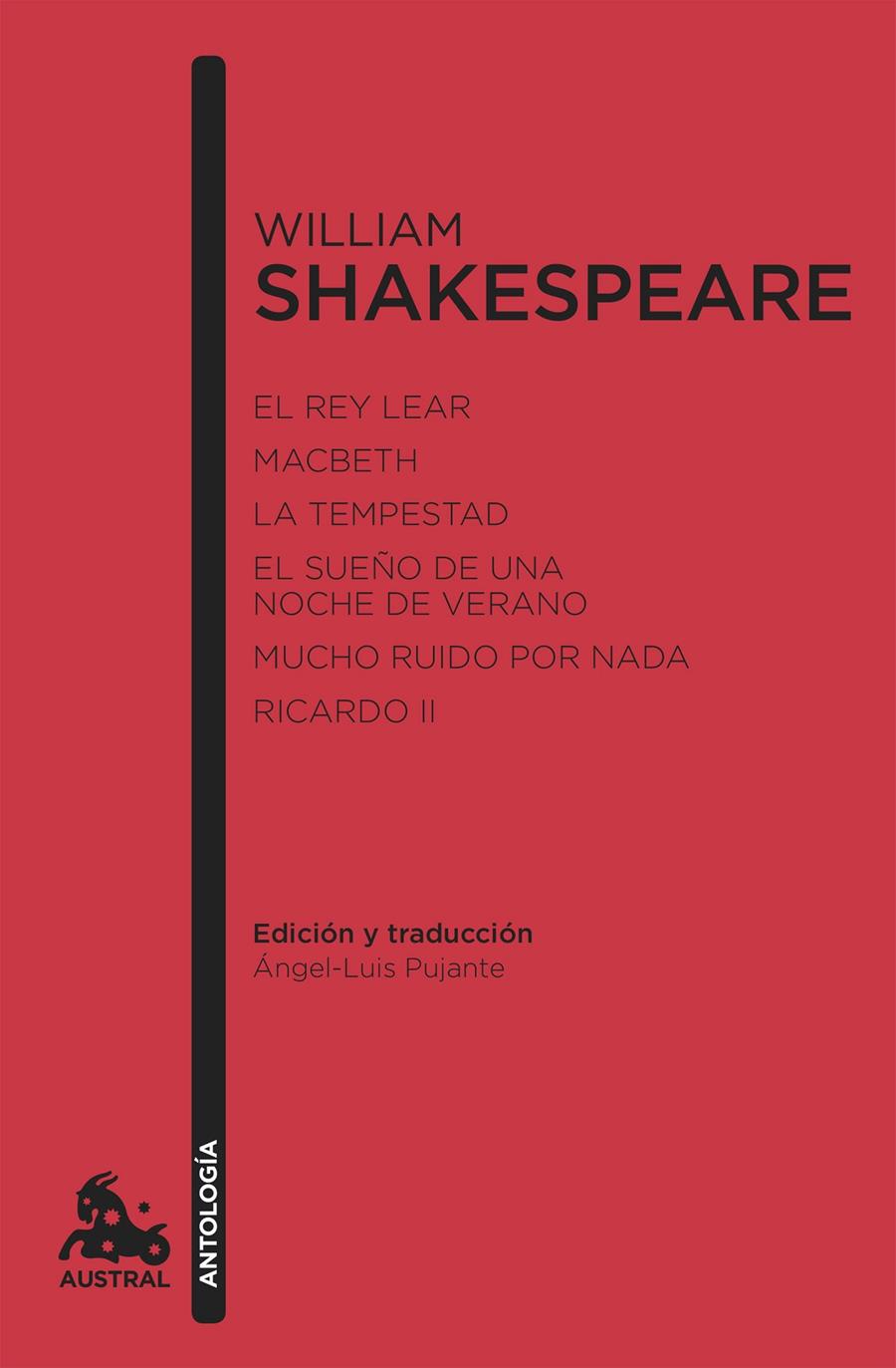 WILLIAM SHAKESPEARE. ANTOLOGÍA | 9788467047295 | SHAKESPEARE | Galatea Llibres | Llibreria online de Reus, Tarragona | Comprar llibres en català i castellà online