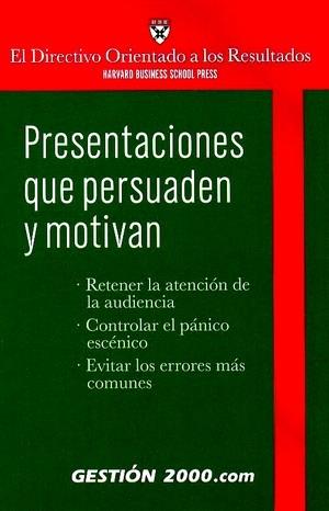 PRESENTACIONES QUE PERSUADEN Y MOTIVAN | 9788480887144 | HBS | Galatea Llibres | Llibreria online de Reus, Tarragona | Comprar llibres en català i castellà online