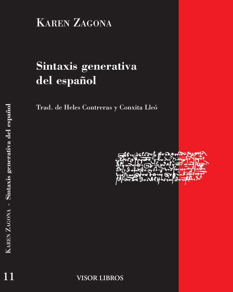 SINTAXIS GENERATIVA DEL ESPAÑOL | 9788475228921 | ZAGONA, KAREN | Galatea Llibres | Llibreria online de Reus, Tarragona | Comprar llibres en català i castellà online