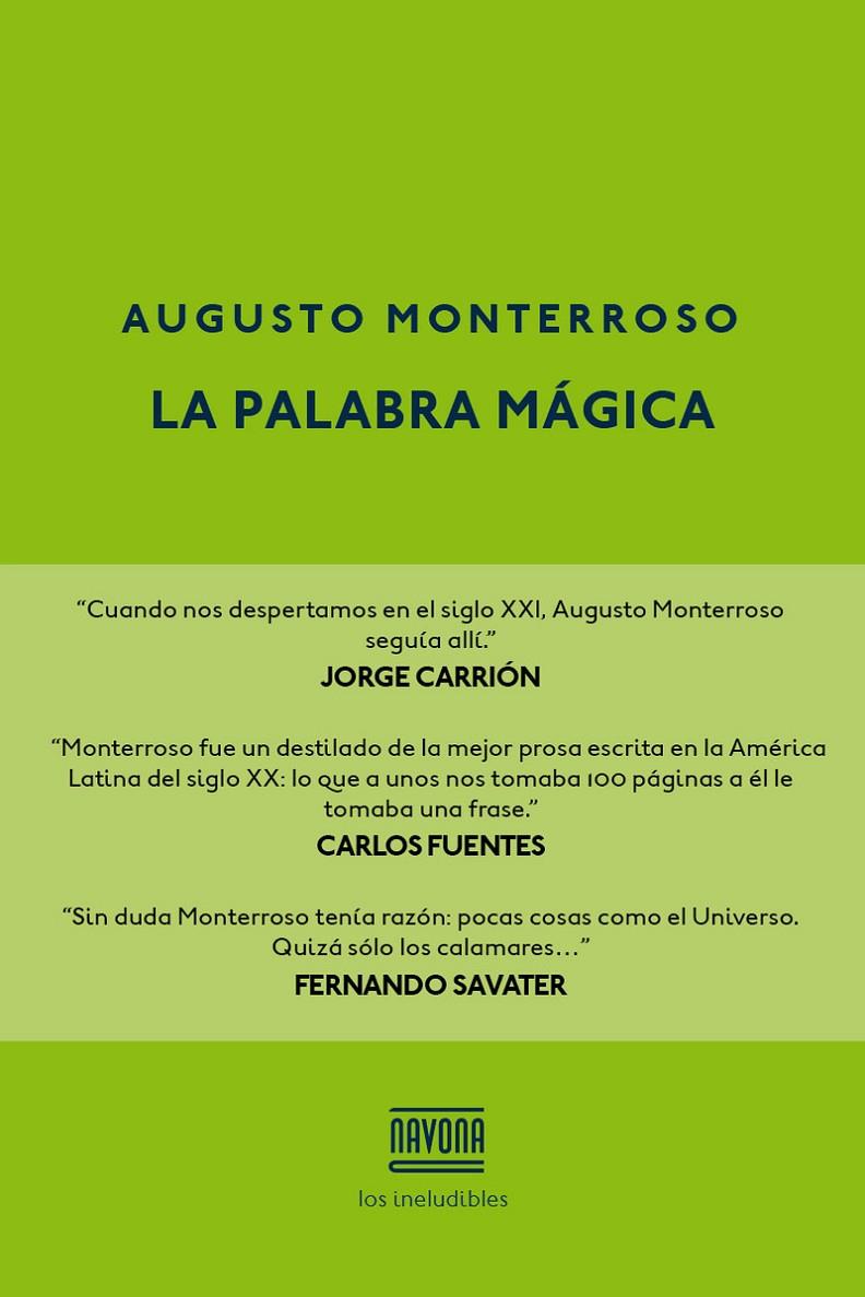 LA PALABRA MAGICA | 9788416259618 | MONTERROSO, AUGUSTO | Galatea Llibres | Llibreria online de Reus, Tarragona | Comprar llibres en català i castellà online