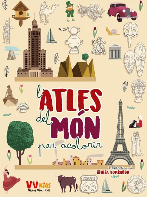 ATLES DEL MÓN PER ACOLORIR | 9788468243719 | LOMBARDO, GIULIA | Galatea Llibres | Llibreria online de Reus, Tarragona | Comprar llibres en català i castellà online