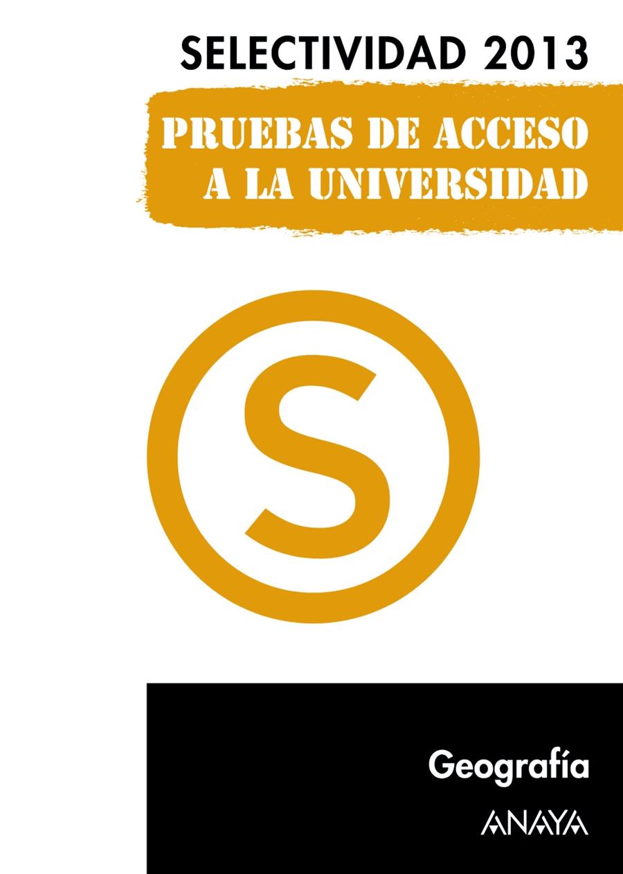 GEOGRAFÍA. SELECTIVIDAD 2013. | 9788467845174 | MUÑOZ-DELGADO Y MÉRIDA, Mª CONCEPCIÓN | Galatea Llibres | Librería online de Reus, Tarragona | Comprar libros en catalán y castellano online