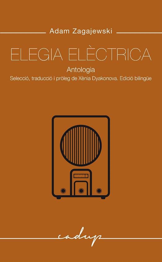 ELEGIA ELÈCTRICA | 9788412843347 | ZAGAJEKSKI, ADAM | Galatea Llibres | Llibreria online de Reus, Tarragona | Comprar llibres en català i castellà online