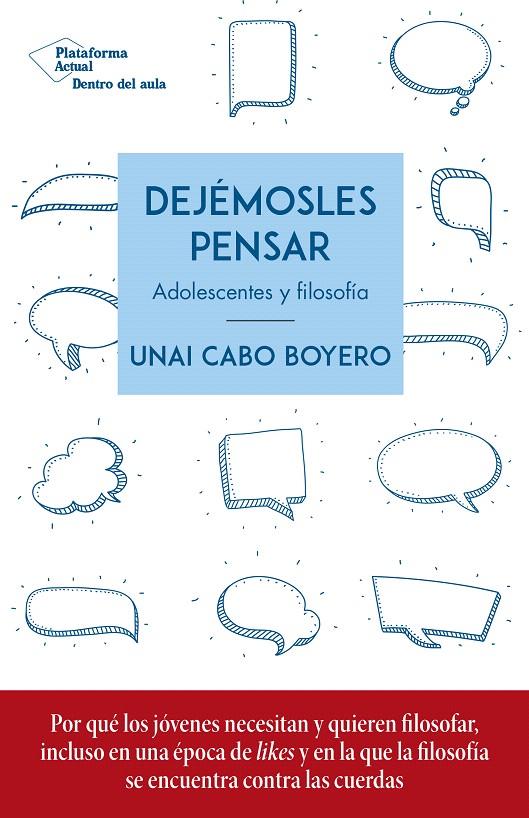 DEJÉMOSLES PENSAR | 9788417886936 | CABO BOYERO, UNAI | Galatea Llibres | Llibreria online de Reus, Tarragona | Comprar llibres en català i castellà online