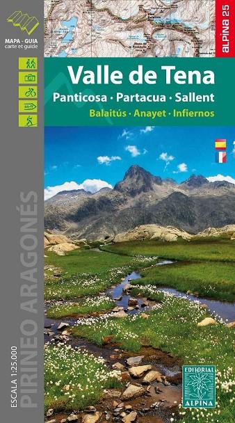 VALLE DE TENA 1:25.000 [CAS-FRA] -ALPINA | 9788480906357 | AA.VV. | Galatea Llibres | Llibreria online de Reus, Tarragona | Comprar llibres en català i castellà online