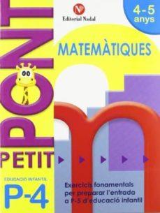 PETIT PONT P4 MATEMÀTIQUES | 9788478875443 | Galatea Llibres | Llibreria online de Reus, Tarragona | Comprar llibres en català i castellà online