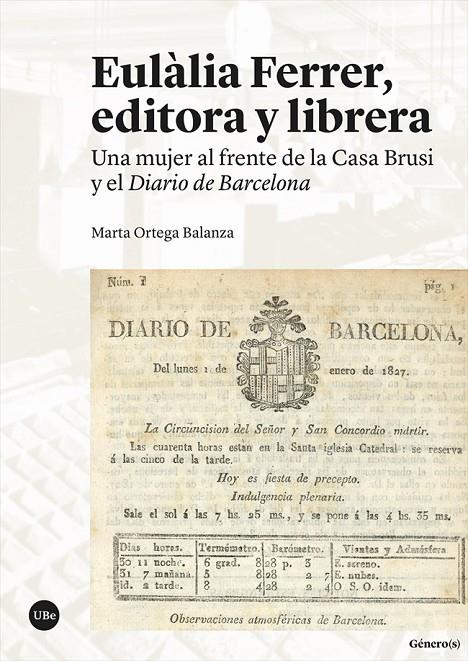 EULÀLIA FERRER, EDITORA Y LIBRERA | 9788491686545 | ORTEGA BALANZA, MARTA | Galatea Llibres | Llibreria online de Reus, Tarragona | Comprar llibres en català i castellà online