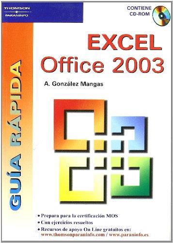 EXCEL OFFICE 2003 | 9788428328760 | GONZALEZ MANGAS, A. | Galatea Llibres | Llibreria online de Reus, Tarragona | Comprar llibres en català i castellà online