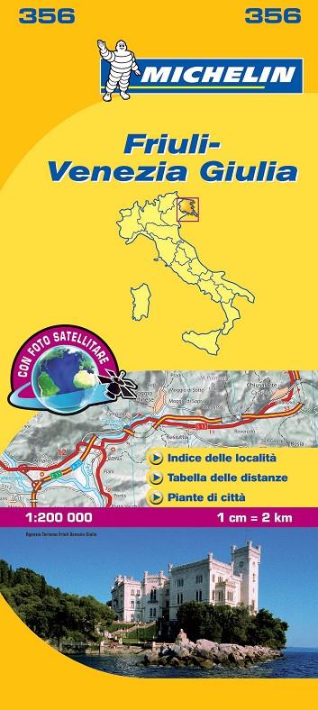 FRIULI VENEZIA MAPA 356 MICHELIN 1:200 000 | 9782067126657 | MICHELIN | Galatea Llibres | Llibreria online de Reus, Tarragona | Comprar llibres en català i castellà online