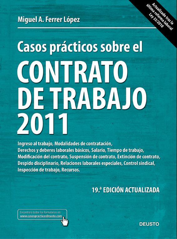 CASOS PRÁCTICOS SOBRE EL CONTRATO DE TRABAJO 2011 | 9788423428199 | FERRER LOPEZ, MIGUEL A. | Galatea Llibres | Llibreria online de Reus, Tarragona | Comprar llibres en català i castellà online