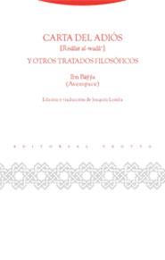 CARTA DEL ADIOS | 9788481647914 | BAYYA, IBN | Galatea Llibres | Llibreria online de Reus, Tarragona | Comprar llibres en català i castellà online