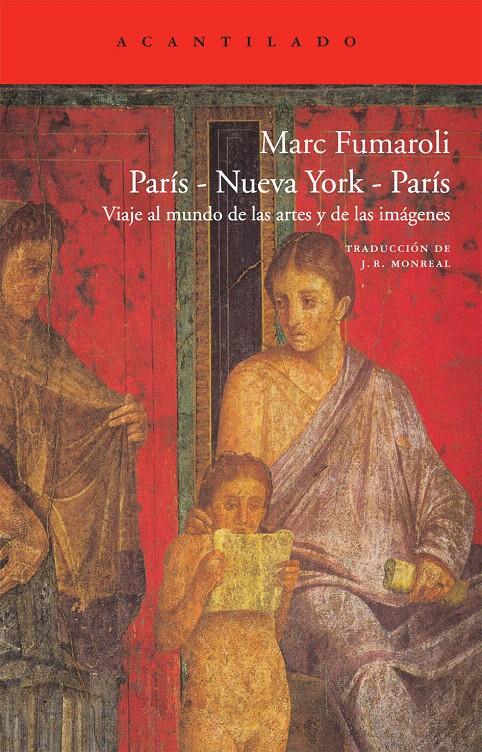 PARIS - NUEVA YORK - PARIS | 9788492649648 | FUMAROLI, MARC | Galatea Llibres | Librería online de Reus, Tarragona | Comprar libros en catalán y castellano online