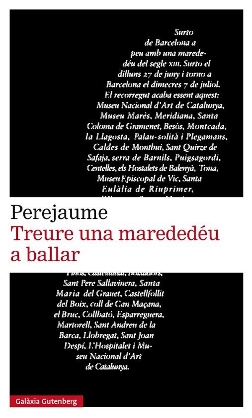 TREURE UNA MAREDEDéU A BALLAR | 9788417088385 | PEREJAUME | Galatea Llibres | Librería online de Reus, Tarragona | Comprar libros en catalán y castellano online