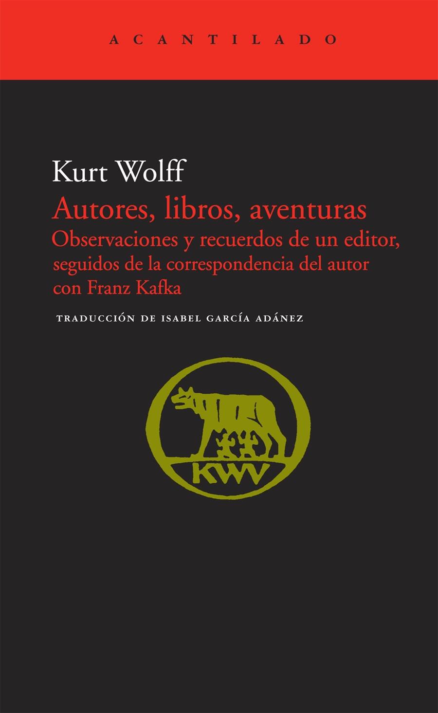 AUTORES, LIBROS, AVENTURAS | 9788492649365 | WOLFF, KURT | Galatea Llibres | Librería online de Reus, Tarragona | Comprar libros en catalán y castellano online