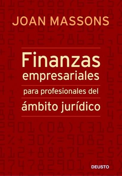 FINANZAS EMPRESARIALES PARA PROFESIONALES DEL AMBI | 9788423427253 | MASSONS, JOAN | Galatea Llibres | Llibreria online de Reus, Tarragona | Comprar llibres en català i castellà online