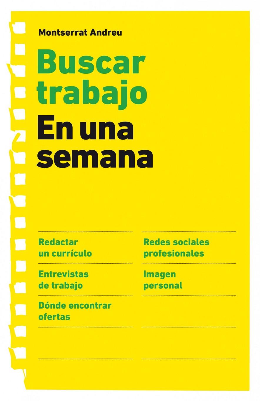 BUSCAR TRABAJO EN UNA SEMANA | 9788498750775 | ANDREU, MONTSERRAT | Galatea Llibres | Llibreria online de Reus, Tarragona | Comprar llibres en català i castellà online