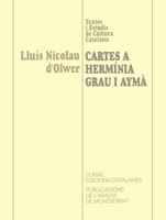 CARTES A HERMINIA GRAU I AYMA | 9788478266418 | NICOLAU D'OWLER, LLUIS | Galatea Llibres | Llibreria online de Reus, Tarragona | Comprar llibres en català i castellà online