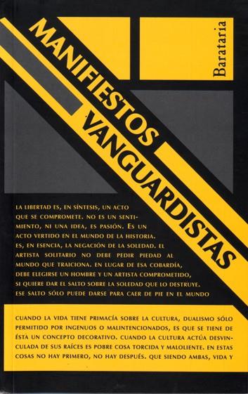 MANIFIESTOS VANGUARDISTAS | 9788495764898 | VV.AA | Galatea Llibres | Llibreria online de Reus, Tarragona | Comprar llibres en català i castellà online