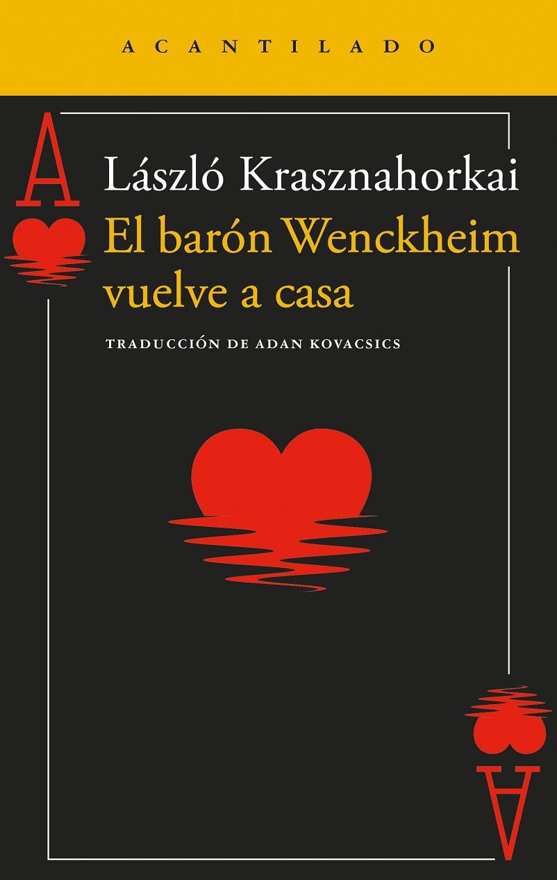 EL BARÓN WENCKHEIM VUELVE A CASA | 9788419958204 | KRASZNAHORKAI, LÁSZLÓ | Galatea Llibres | Llibreria online de Reus, Tarragona | Comprar llibres en català i castellà online