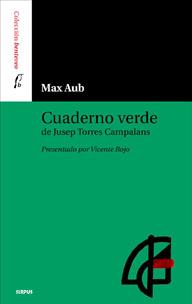 CUADERNO VERDE | 9788496483255 | AUB, MAX | Galatea Llibres | Llibreria online de Reus, Tarragona | Comprar llibres en català i castellà online